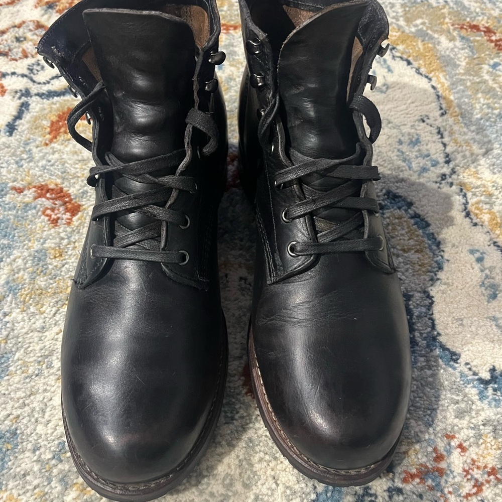 Wolverine Black Leather Men's Boots